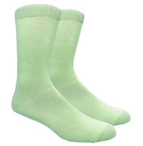 Black Label Plain Dress Socks - Mint