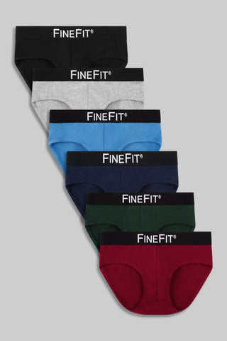 FineFit Bikini Briefs - 6 Pair Pack