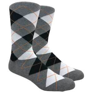 FineFit Black Label Argyle Socks - Charcoal Grey FineFit Black Label Argyle Socks - Charcoal Grey
