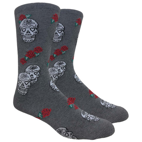 Skulls & Roses (Grey)